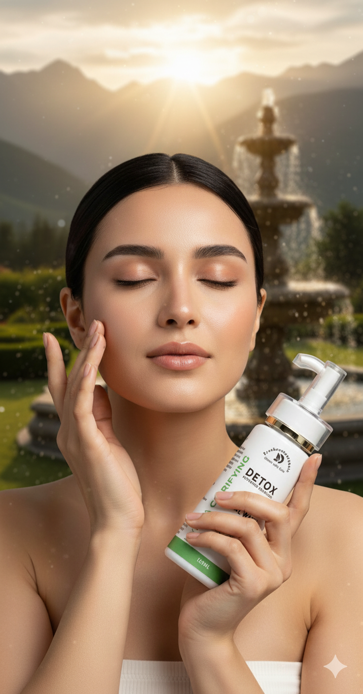 Detox Facial Wash – Organic Deep Cleansing & Purifying Face Wash