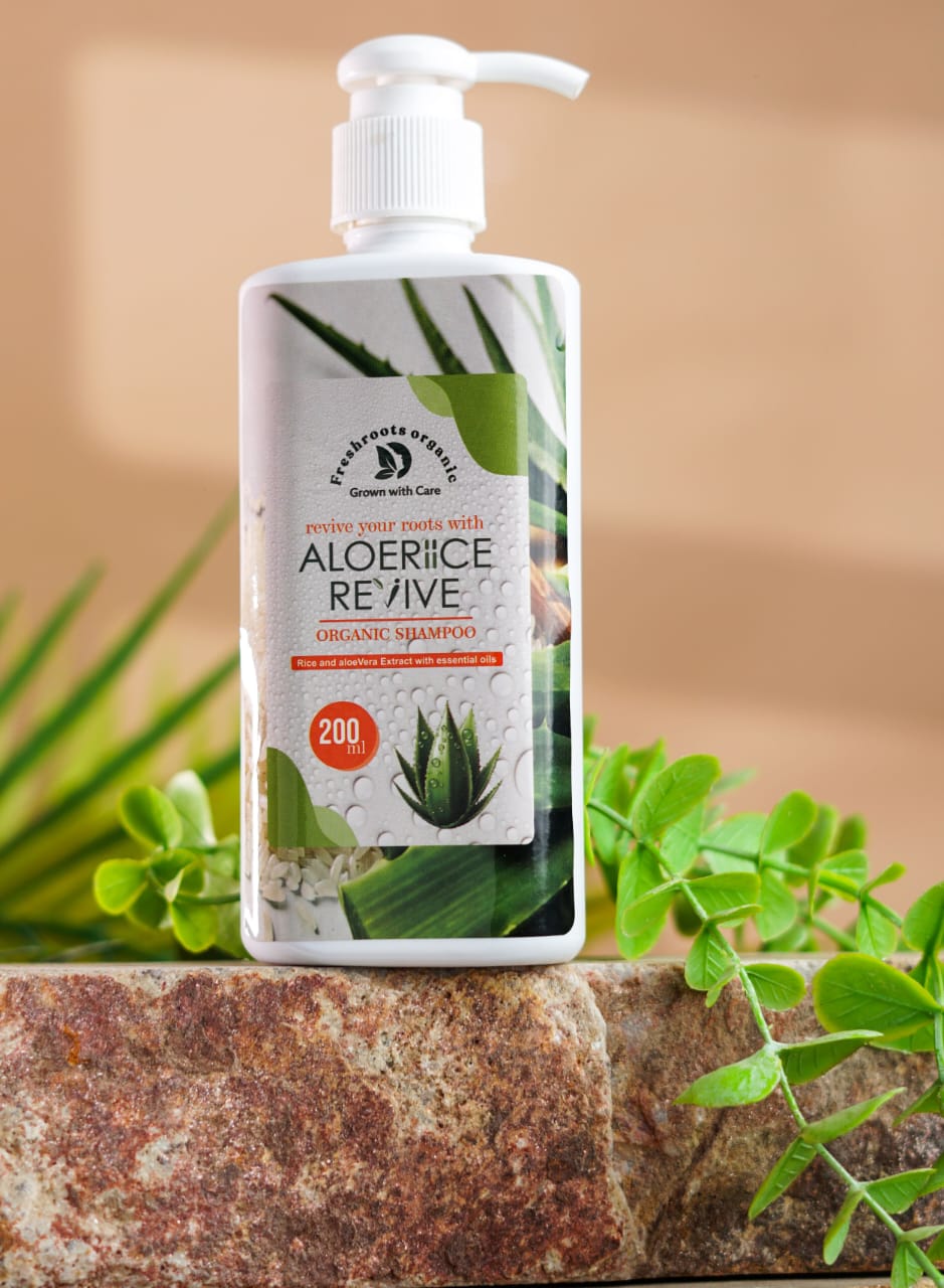 Aloerice Revive – Organic Nourishing Shampoo