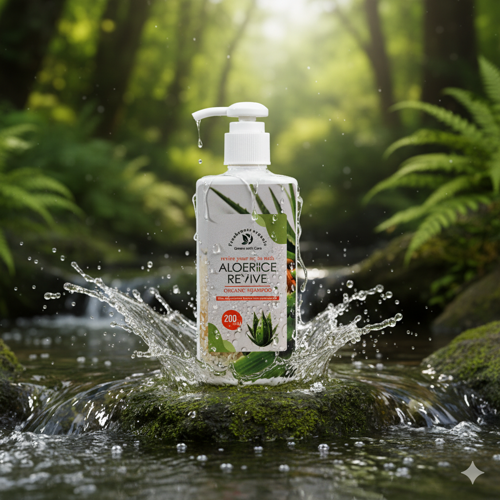 Aloerice Revive – Organic Nourishing Shampoo